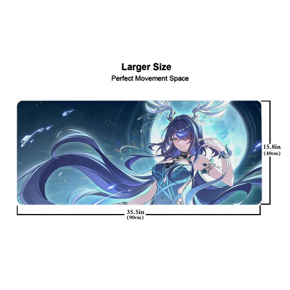 lauma Mouse Pad 500X1000 mm Large Gaming Mousepad Gamer XL Rubber Otaku Keyboard Pad Laptop Desk Mat