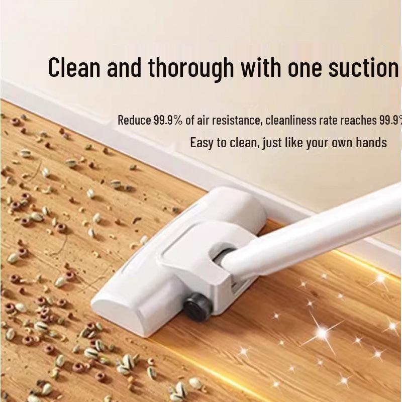 Ultra-Quiet Handheld Vacuum Cleaner with Large Suction, Mite Removal, Carpet Wash & Mop