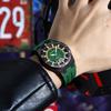 CURREN Men's Quartz Watch Fashion Date Display Luminous Waterproof Silicone Strap Sports Wristwatch