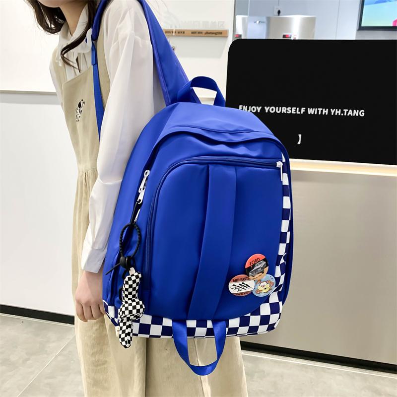 

Модный рюкзак контрастного цвета, студенческий школьный рюкзак большой емкости, студенческий дорожный рюкзак