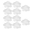 200Pcs Transparent Badge Film Protective Clear PVC Multi Purpose Badge Button Film for Craft DIY
