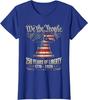 250 Years American 250th Anniversary USA Patriotic 4th Ladies' Crewneck T-Shirt