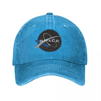 Spacex Space Mars Moon Unisex Style Baseball Caps Distressed Washed Hats Cap Fashion Outdoor Running Golf Sun Cap
