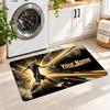 Cristiano Ronaldo Custom Name Flannel Rug Kitchen Mat Non Slip Floor Carpet Personalized Home Decor