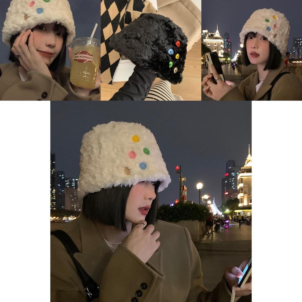 Fashionable Women's Winter Bucket Hat 2022 Cozy Plush Design Cotton Material Perfect For Cold Seasons