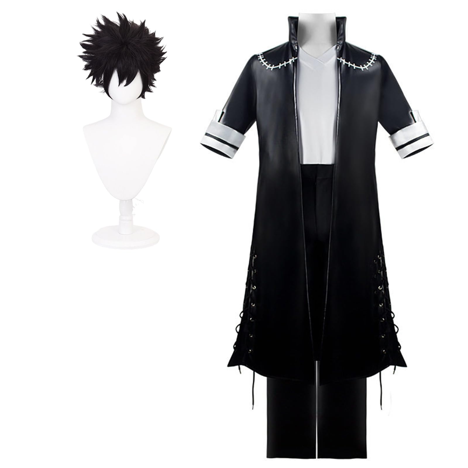 Dabi Cosplay Costume with Wig My Hero Academia Touya Todoroki Stage Fancy Cultural School Cosplay Photoshoot with [Kamihei Ryohin] - - Fan-made