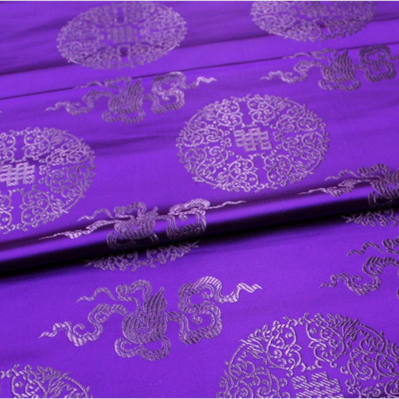 Chinesischer Stil Tang-Kostüm Mongolische Robe Tibetische Robe Ethnische Kostümierung Antikes Jacquard-Brocade-Band Seide Antiker Stoff