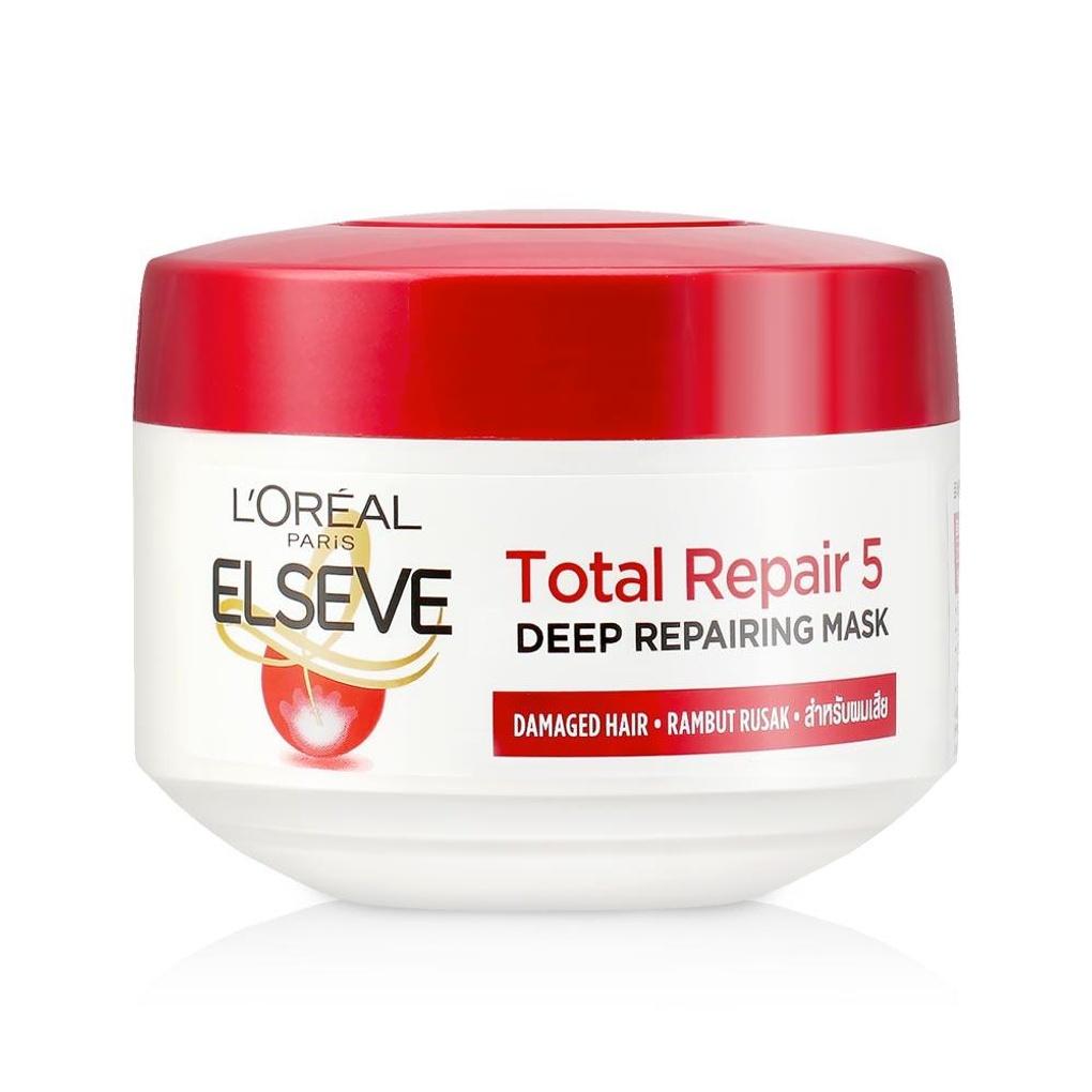 L'Oréal Elsev Total Repair 5 Deep Repairing Hair Mask (For Extremely Damaged Hair) 200 x 2