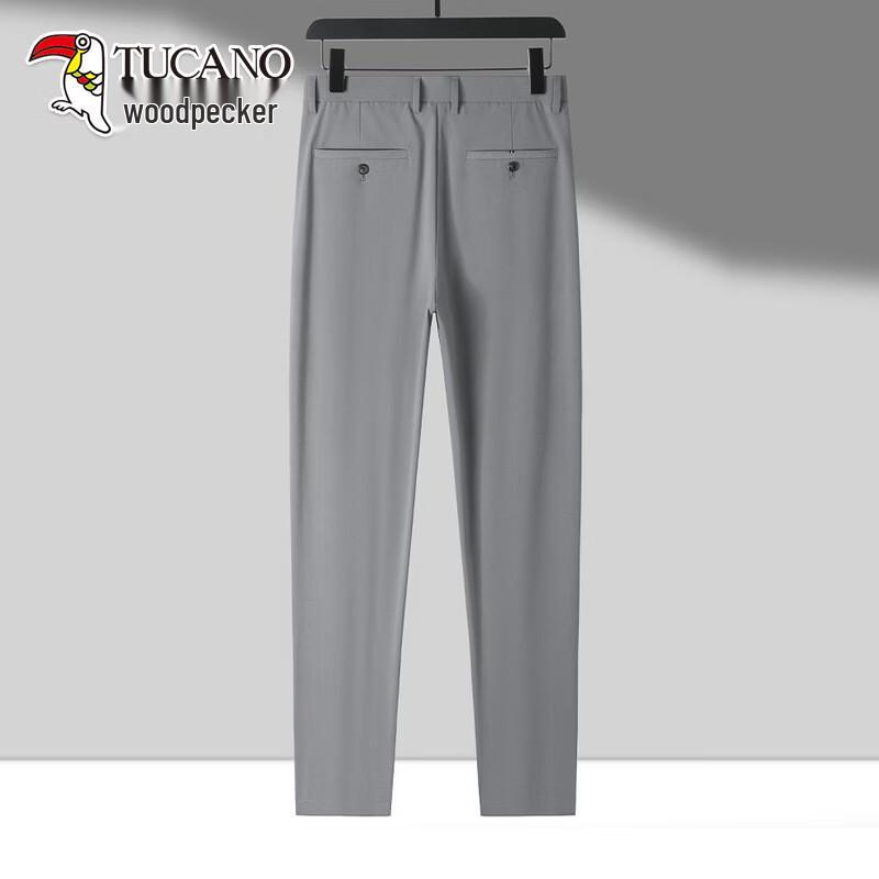 TUCANO Men's Light Business High-Elastic Straight-Leg Casual Pants