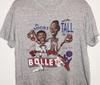 Muggsy Bogues Manute Bol Bullets Men T-shirt Grey Unisex Sizes JJ4241