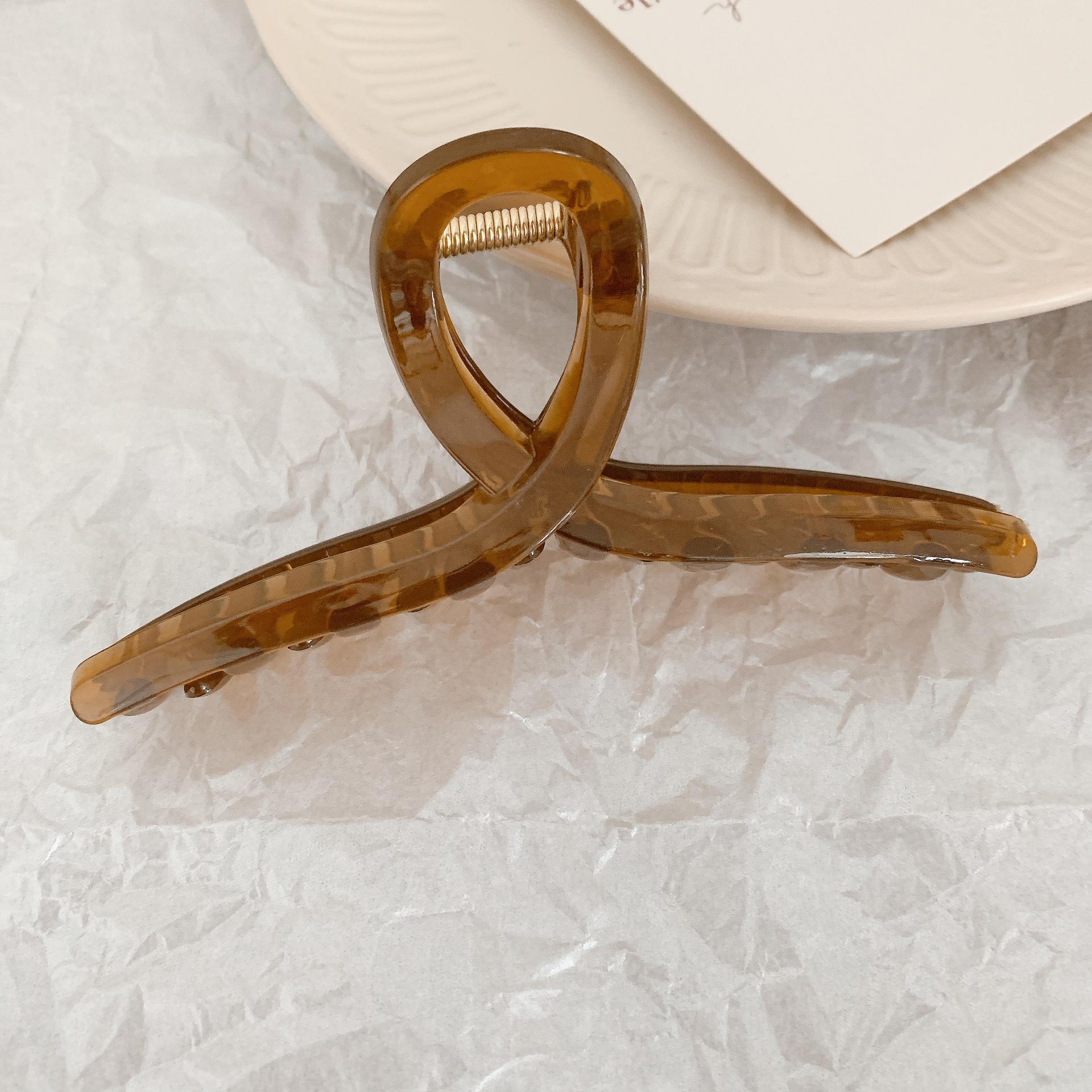 

Fashion Women Hair Clips Large 13cm Plastic Hair Claw Elegant Solid Color Claw Clip Girl Hair Clip Hair Accessories Hairclip New