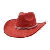 Vegan Suede Hat fishbone shape 9.5cm Wide Brim Fedora Hat Men's and Women's Autumn and Winter Felt Jazz Hat Classic Church Hat