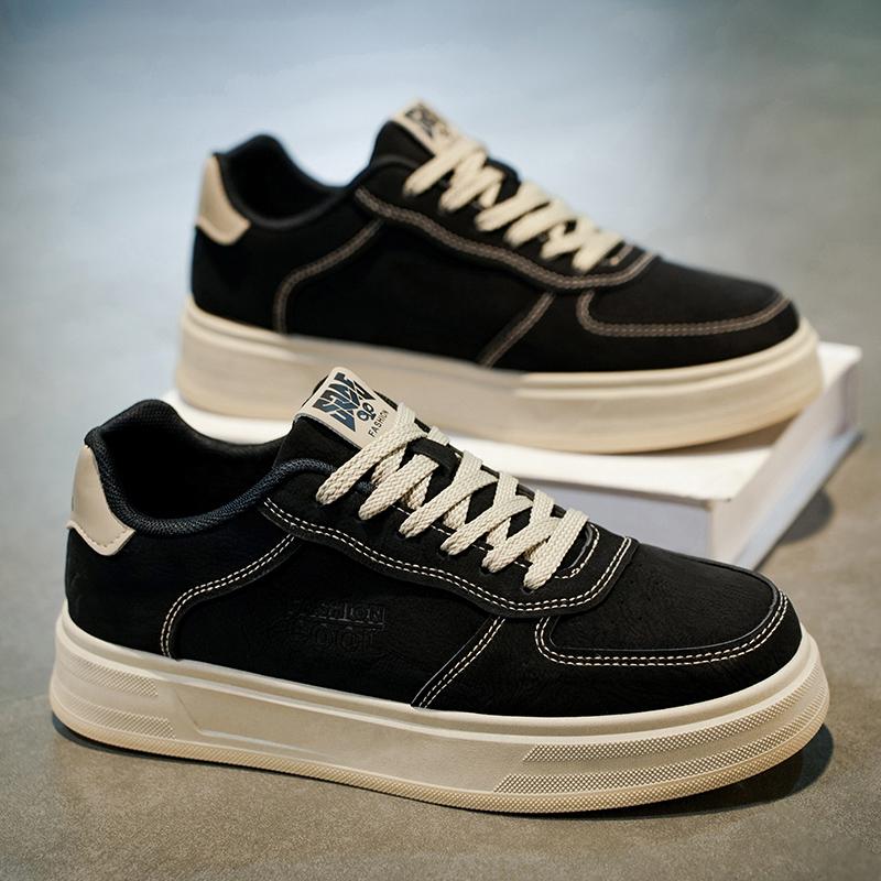 Ny Mote Høst Og Vinter Herre Lav Topp Martin Støvler Studenter Mannlige Gutter Trendende Myk Såle Arbeidssko Arbeidsvern Martin Sneakers