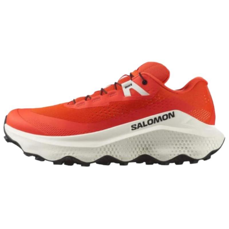SALOMON Ultra Glide 3 Slip Resistant Abrasion Resistant Low Top Running Shoes Men's Orange Sneakers L47755900