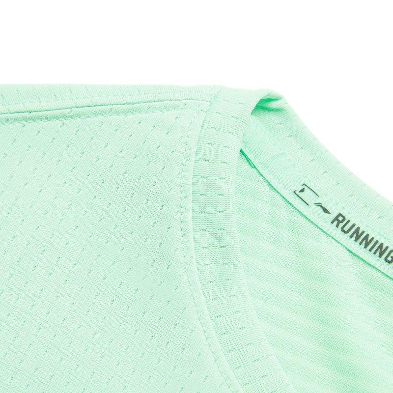 Li-Ning Comfortable Casual Breathable Simple Short Sleeve T-Shirt Women Tops Cool-Green ATSU570-4
