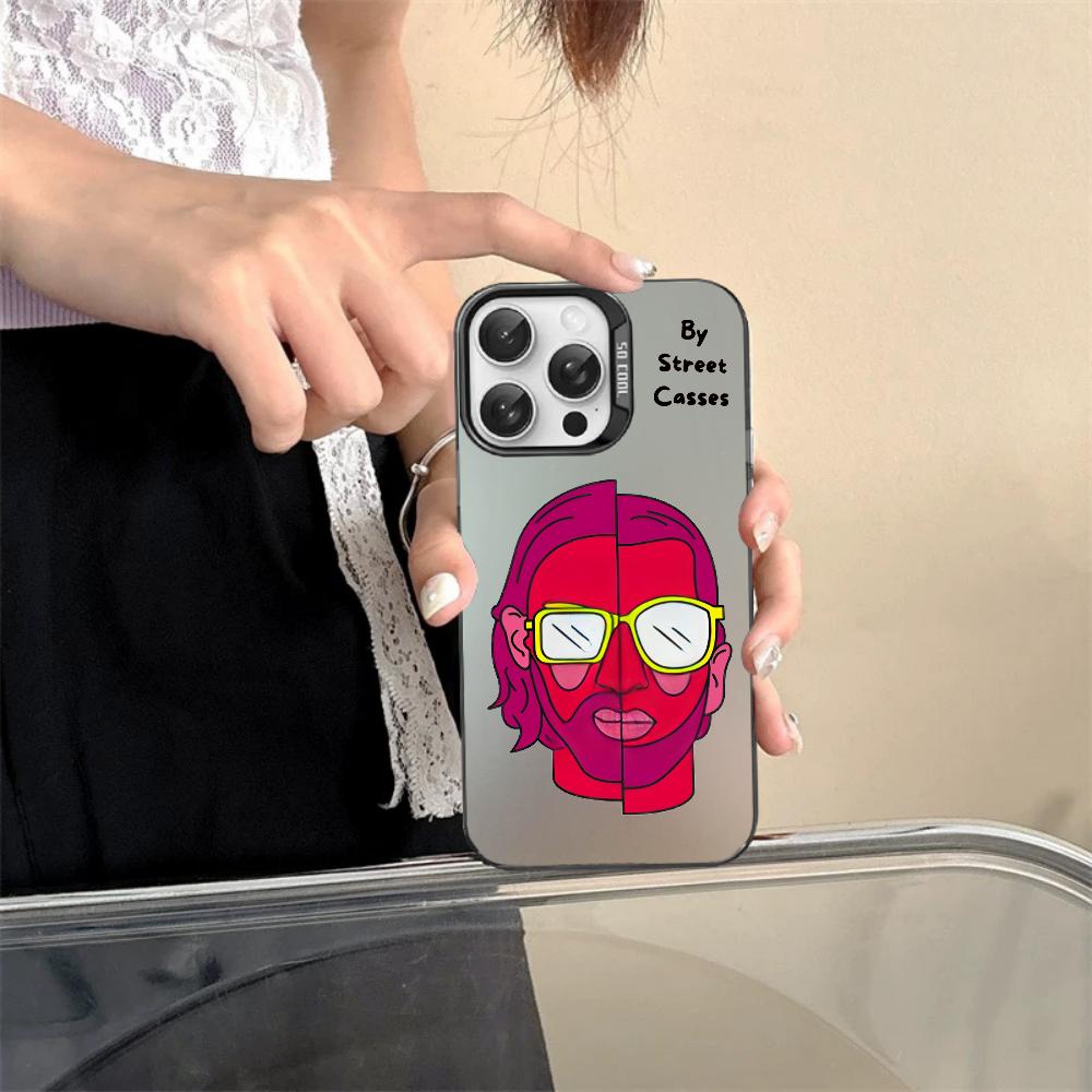 

PNL QLF Rapper Singer Phone Case For IPhone 16 15 14 13 12 11 Pro Max X XR XSMAX 8 7 Plus Matte Shockproof Back Cover iPhone 16pro max