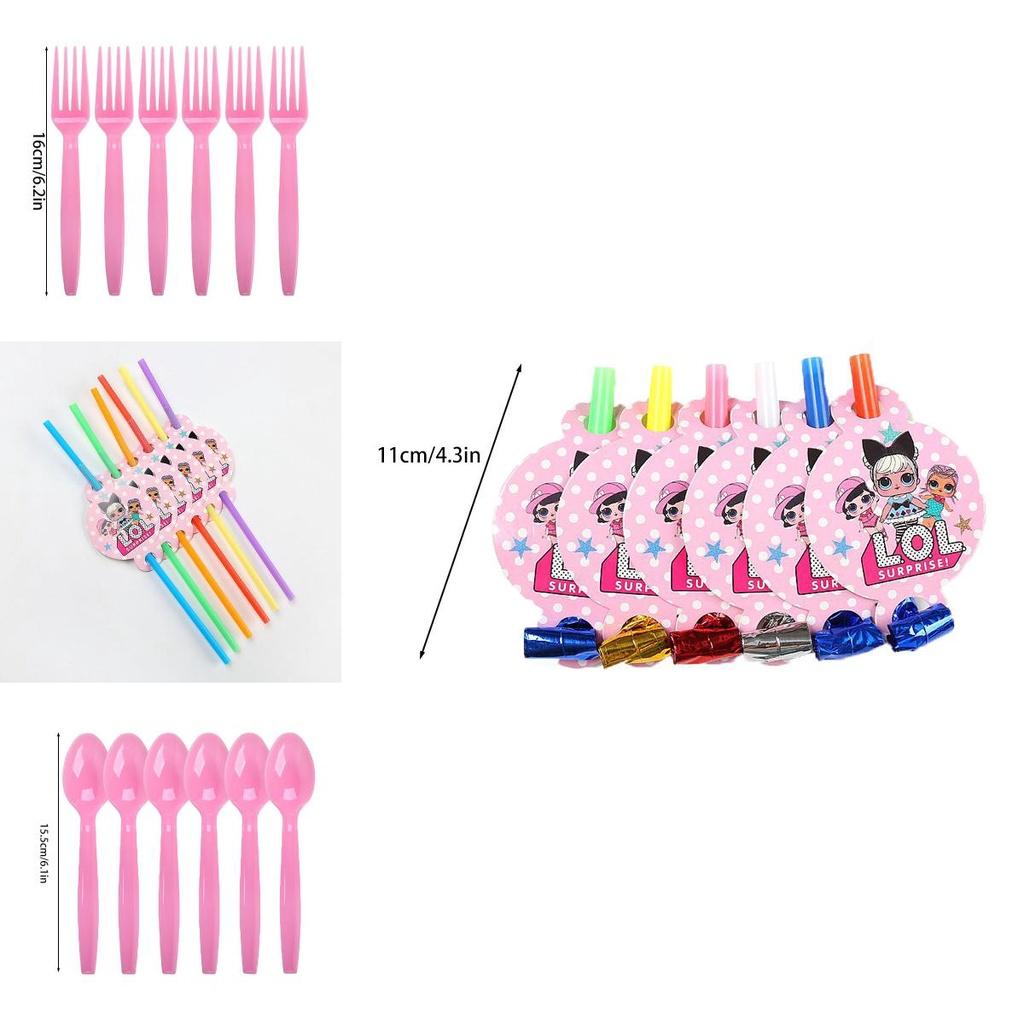 Entzückende Lol Themenparty-Artikel für lebhafte Geburtstagsdekorationen und Gastgeschenke