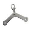 Cable Machine Attachment Fitness Equipment Pull Down Accessory Muscle Building Stainless Steel