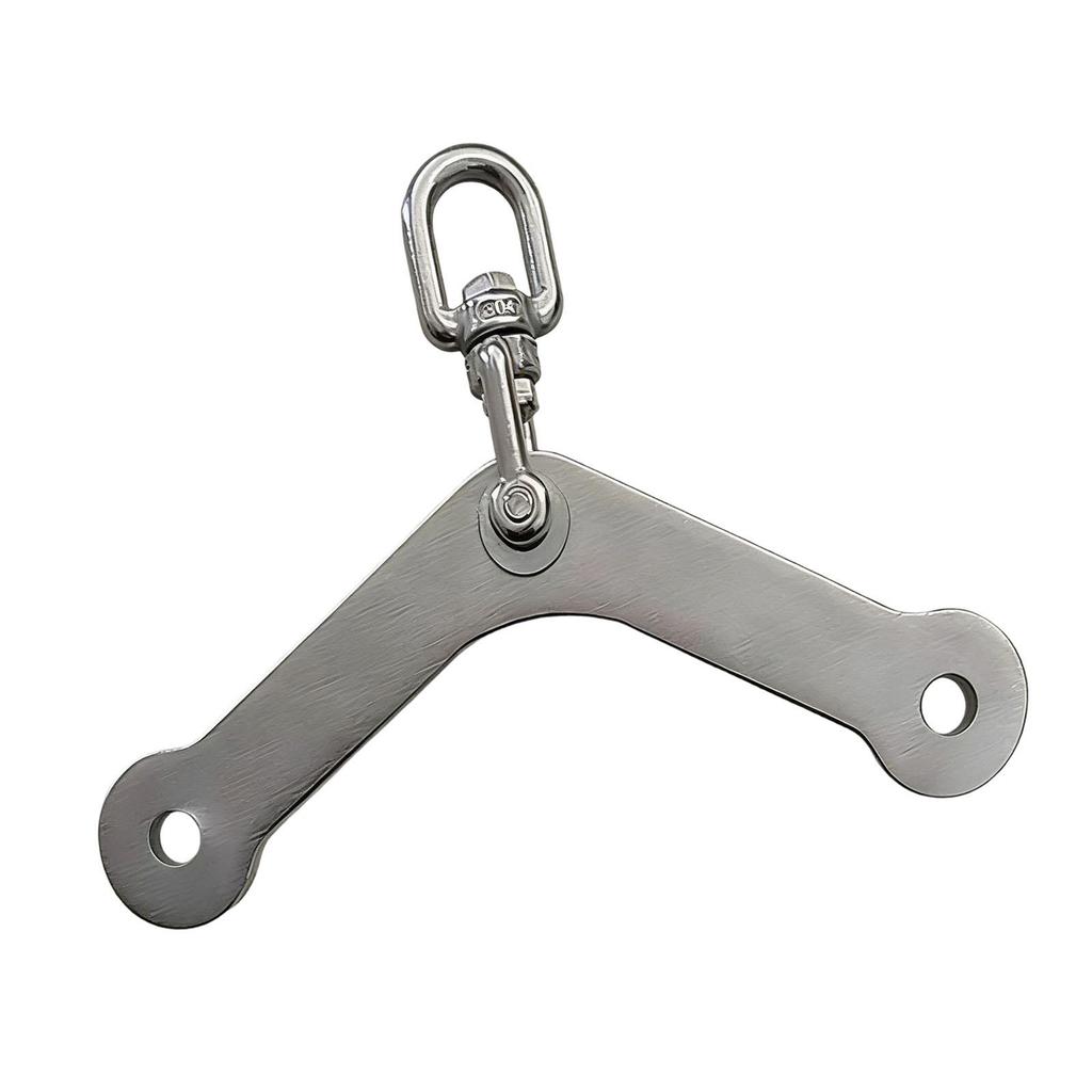 Cable Machine Attachment Fitness Equipment Pull Down Accessory Muscle Building Stainless Steel