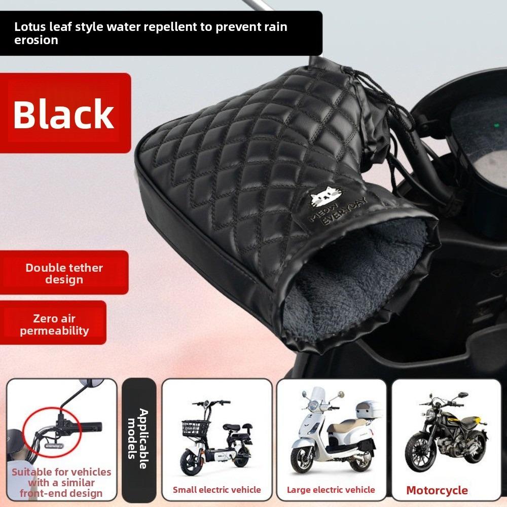 Universal Motorcycle Handlebar Gloves Warm Riding Mittens New Warm Gloves  Snowmobile