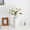 Faux Eustoma Floral Bridal Party Supplies Everlasting Silk Stems Reception Decor Silk Wedding Artificial Lisianthus