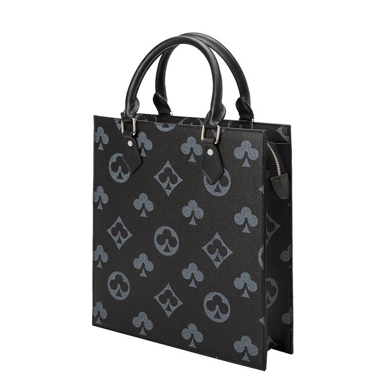 

New trendy portable women s bag large-capacity work business briefcase simple vertical file computer bag