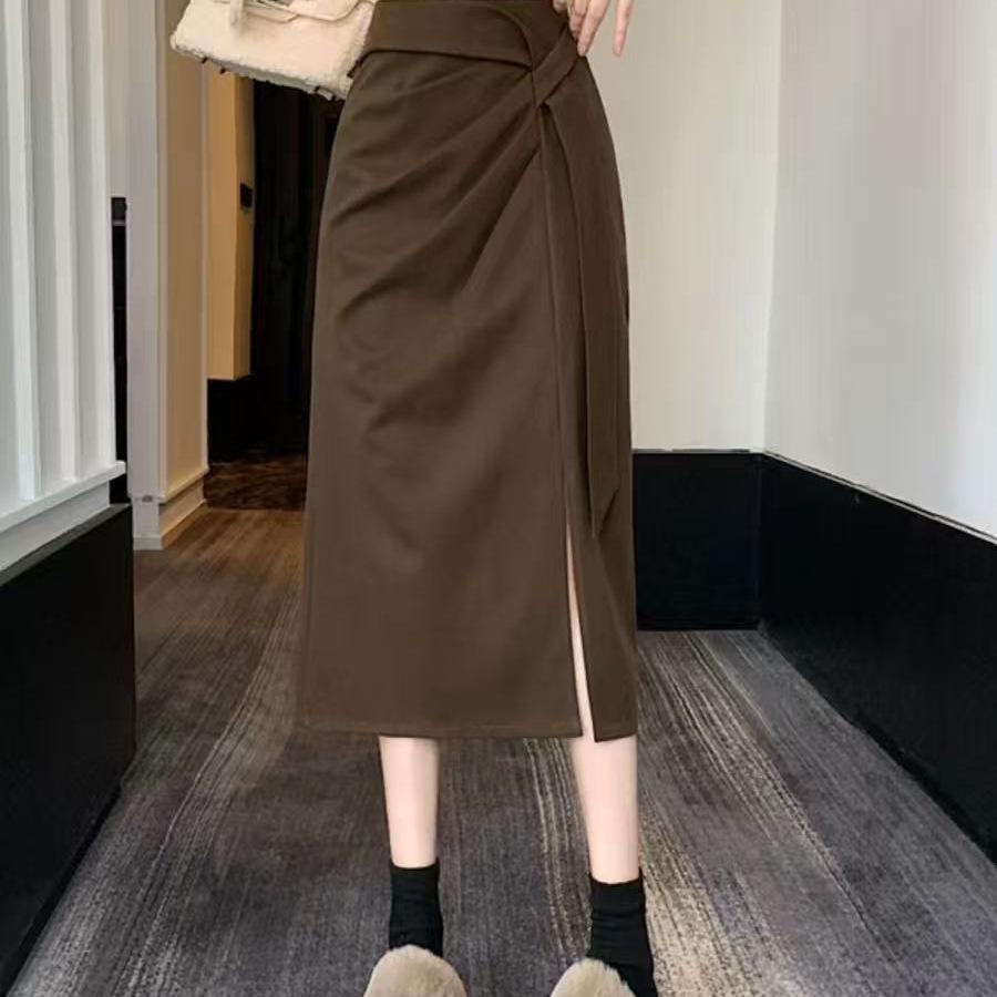 2026 Spring/Autumn Han Style High-Waisted Slimming Skirt 029