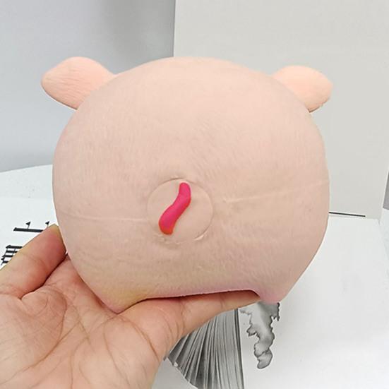 Stress Relief Pig Squeeze Toy Kids Adults Cartoon Pig Sensory Toy Portable