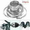 Axle CV Joint Boot Crimp Clamp Kit Driveshaft Stainless Steel CV Boot Clamp 20-50/50-120mm Adjustable drive shaft boot clamps