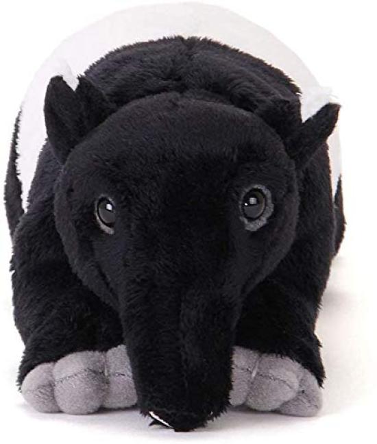 Colorata Malayan Tapir Plush Toy (Lying Down SeriesSoft TouchFluffy) Realistic Animal Toy, Birthday Gift, First Toy, Christmas Present