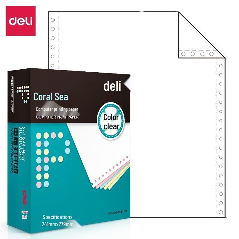 Deli Continuous Form Computer Paper