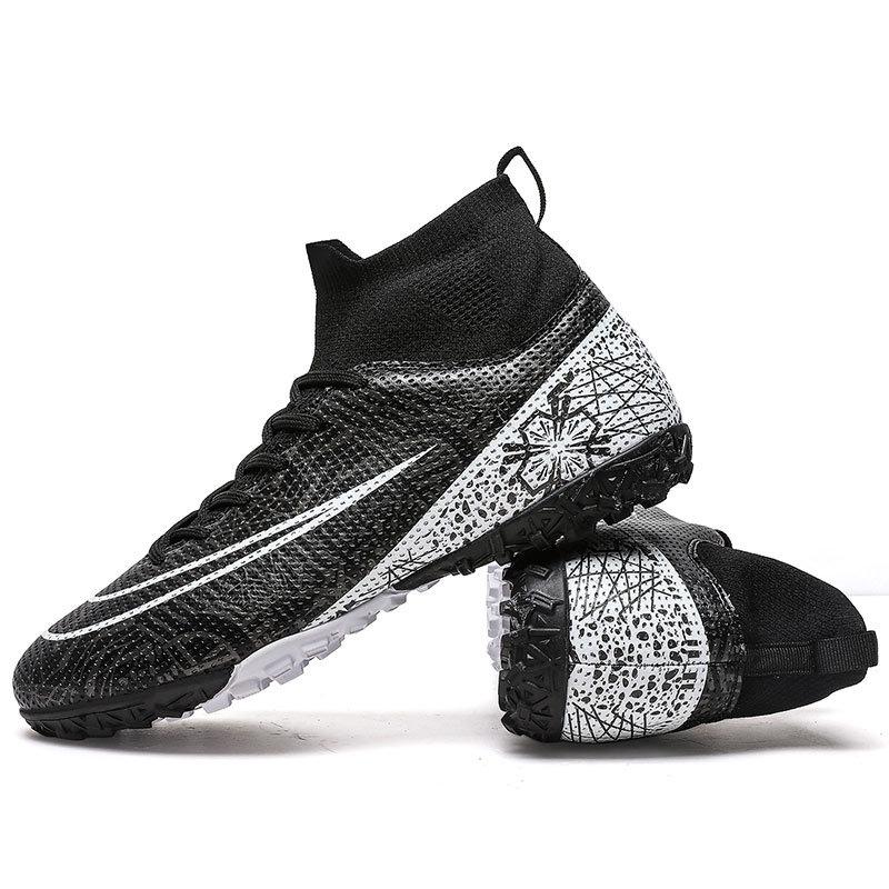 New Low-top Men's and Women's AG Long Nails Competition Football Shoes TF Broken Nails Children's Outdoor Sports Grass Football Shoes