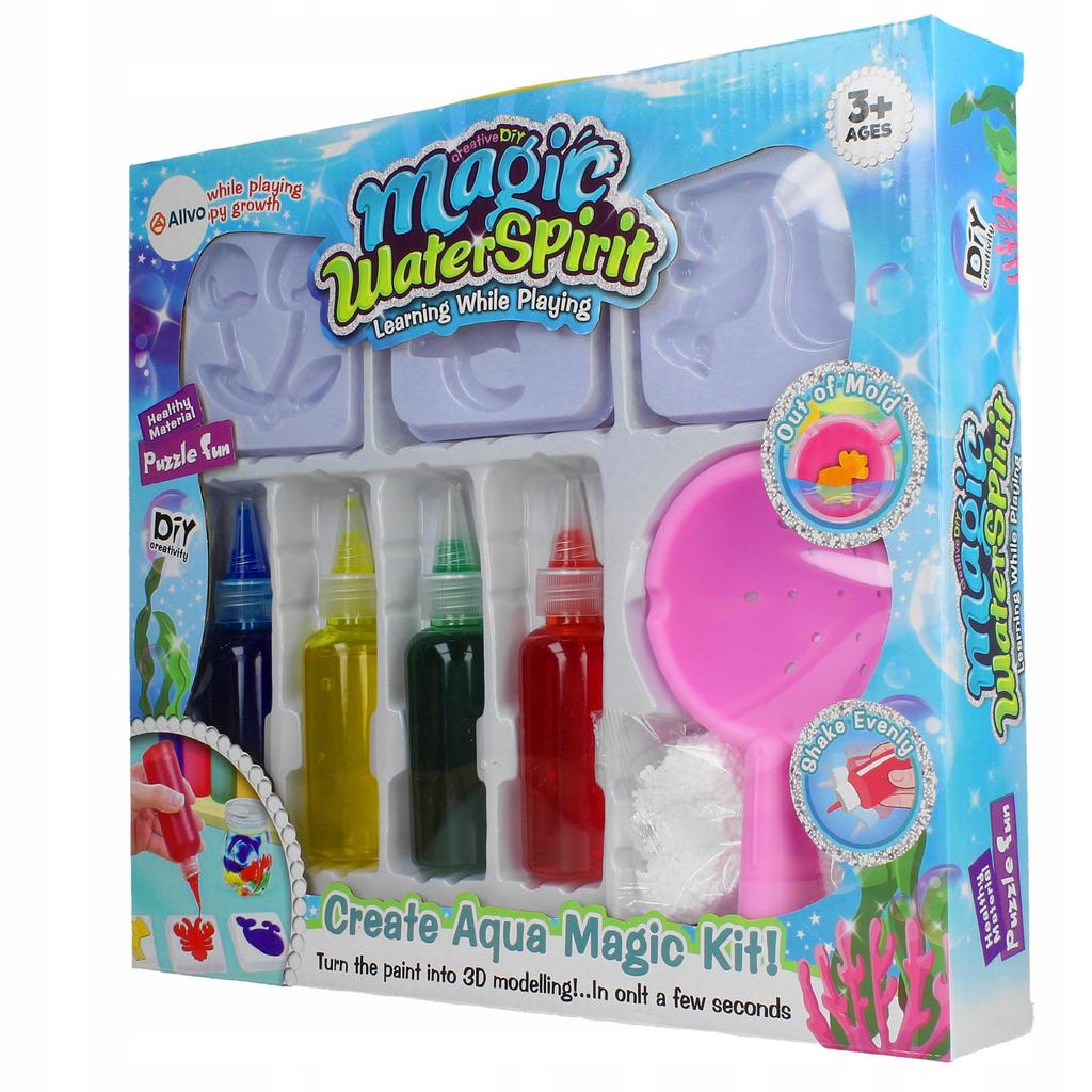 [PACZA] Creative set for children Magic Water Gel + Molds Z3420N