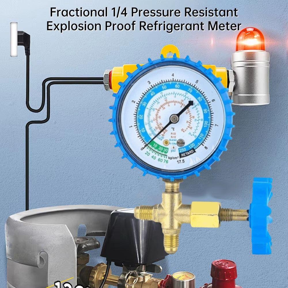 Low Side Single Manifold Refrigerant Pressure Gauge  Cooling Agent Charging
