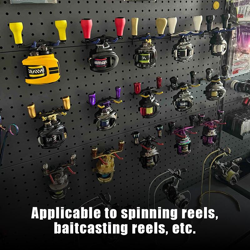 Balık Oltası Makara Tutucu Makara Saklama Duvara Monte Raf Tutucu Teşhir Standı Balıkçılık Aksesuarları Balık Ekipmanları