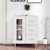 Vidaxl Schrank, Weiß, 69,5X34X90 Cm, Holzwerkstoff