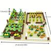 Giocattoli Puzzle Giocattoli da Costruzione MOC Fattoria e Ranch con Piante - Mucca, Maiale, Pecora, Pomodoro, Zucca, Set Fattoria e Ranch