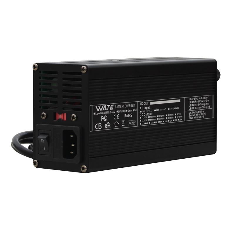 84V 5A Charger 20S 72V Li-ion Battery lithium battery Charger With Fan Aluminum Case