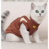 New Cat Clothes Fake Two Plush Sweater Cat Clothes Autumn and Winter Warm Windproof Vest Pet Clothes
