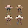 Korean Style Ear Protection Hat Soft Plush Pullover Hats Versatile Plush Earmuffs Cap  Women