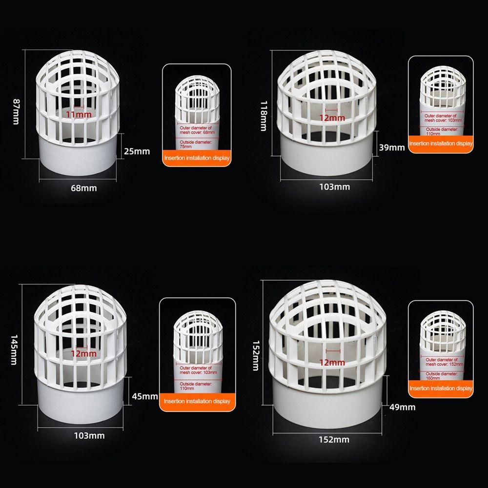 Round Roof Floor Drain Anti-blocking Gutter Protection Filter  Drainage Plumbing Fitting