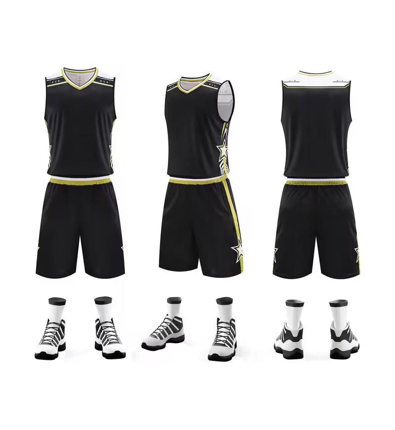 Cross-Border Basketball Training Uniform Set: New Style for Kids & Adults