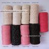 Gold, Silver & Copper Cotton Rope with Gold Thread and Multi-colored Cotton Rope - 100m.