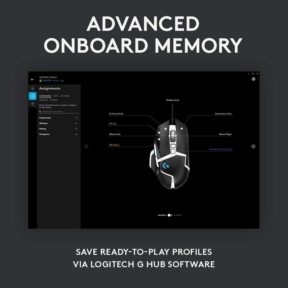 Logitech G502 Hero SE Special Edition Gaming Mouse, Multi-Button, RGB, Wired [Parallel Import]