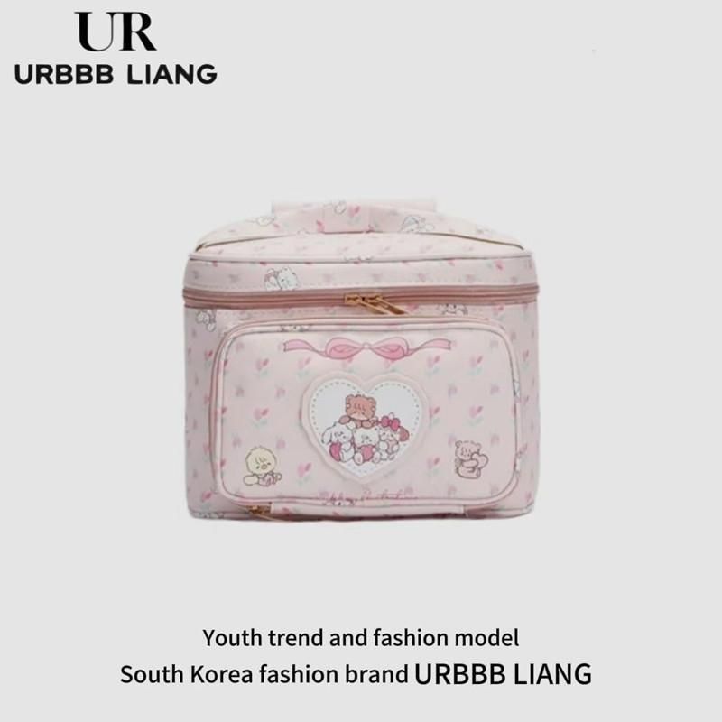 

Женская сумка 2025 Новая Милая Мультяшная Косметичка Большой Вместимости Дорожная Сумка Портативная Квадратная Коробка Сумка Pink