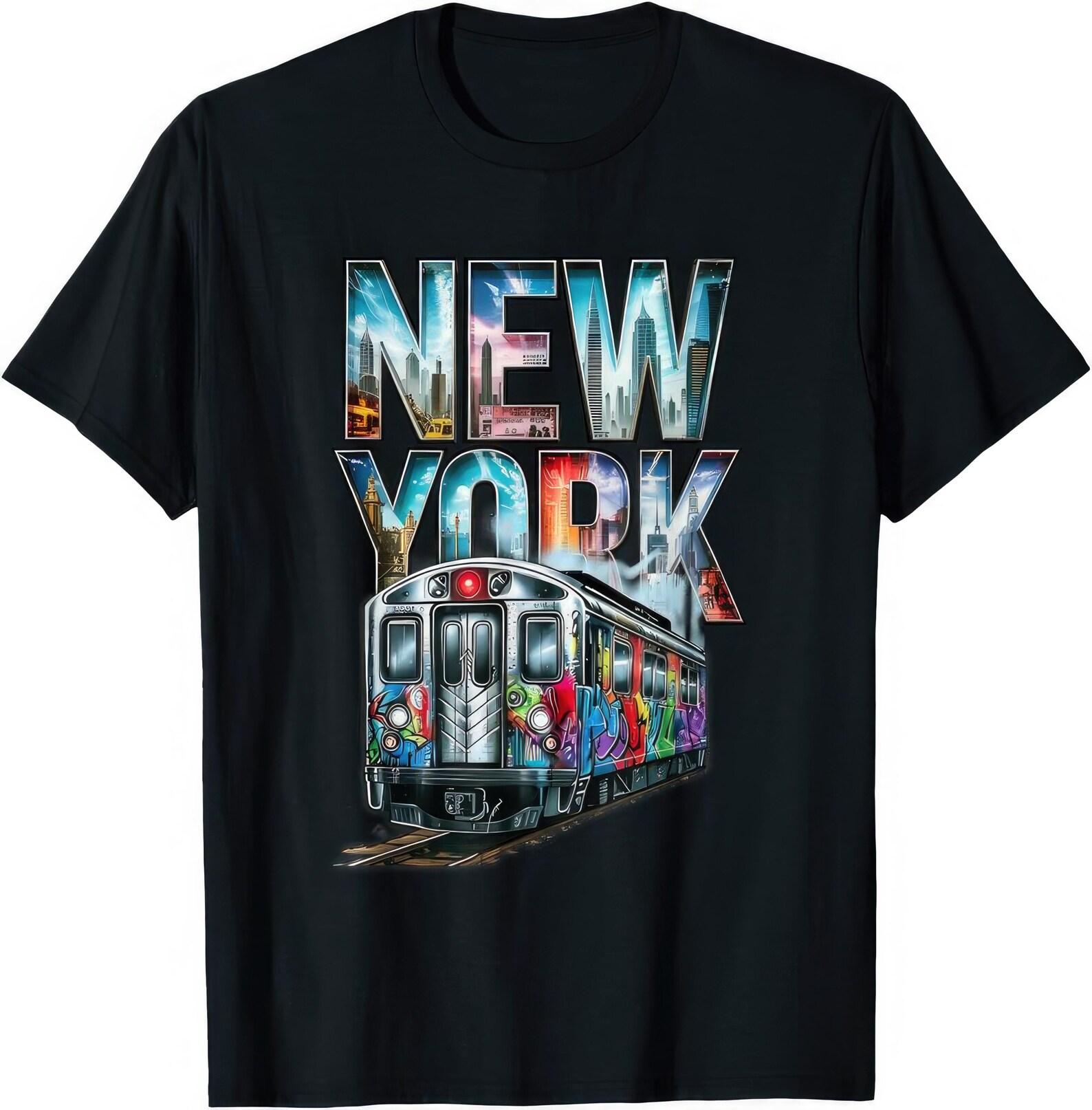 New York Subway Graffiti T shirt L
