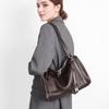 Autumn and Winter New First-layer Leather Shoulder Messenger Bag Korean Version Large-capacity Tote Bag Versatile Commuter Casual Armpit Bag