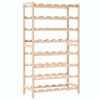 Vidaxl Stojak Na Wino Z Drewna Cedrowego, 57,5 X 28 X 102 Cm
