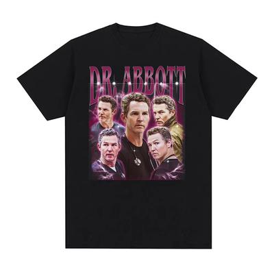 Dr. Abbott Unisex Vintage 90s T Shirts Unisex Women Fashion Oversized O-Neck T-shirts Hot Sale Casual Comfort Short Sleeves T Shirt