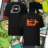 Classic Nostalgic Games Jet Set Radio Peripherals Print Tshirt Unisex Women Oversized Wind Tee Crewneck Cotton Casual Harajuku Top